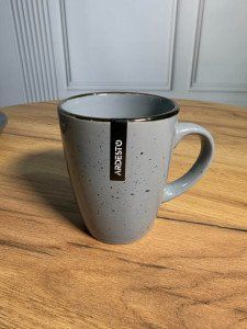 Чашка Ardesto 360 мл Bagheria Bright Grey